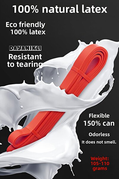 Soft Kare Bandă de rezistență de 15 kg - Cătușe roșii pentru dezvoltarea mușchilor, Fitness Pilates Cross Training