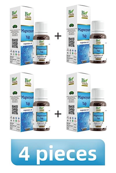 Bio Vitals Magnesium Oil - 50 ml, 4 PCS