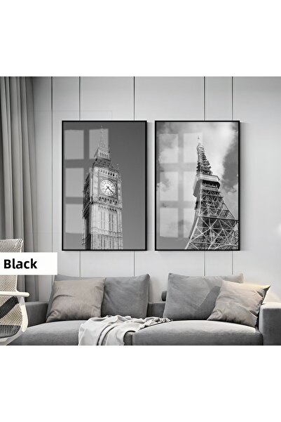 Harikabirev HARİKABİREV | NEGRU & ALB BIGBEN-TOKYO TOWER COMBINAT | TABLO DE ...