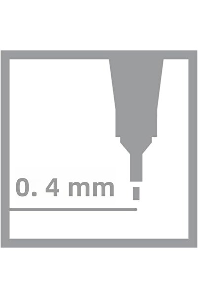 Stabilo - Fine Felt Tip Pen - Point 88 - Dark Gray