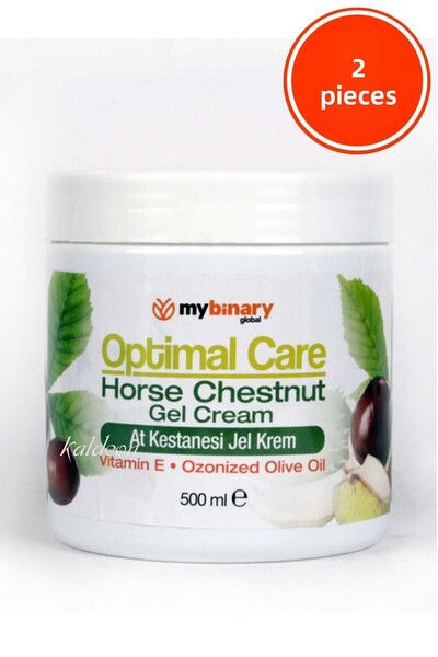 My Binary Global أوبتيمال كير كريم جل كستناء الحصان 500 مل × 2 قطعة