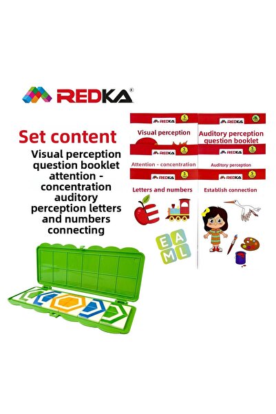 Redka Visual and Auditory Attention Enhancement Set 5 Years Old Box Game Mind...
