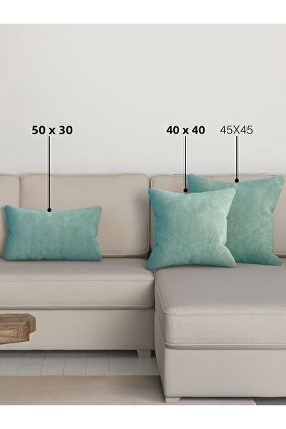 Perle غطاء وسادة من سلسلة Home Daily باللون الأزرق الضبابي