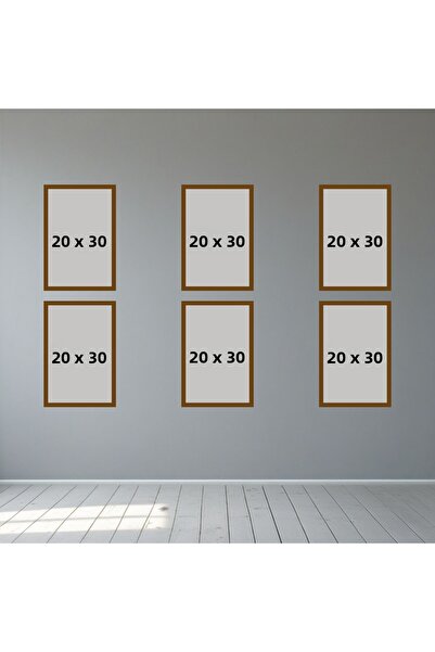 Tooall 21X30 Brown Blank Frame Set – 1-Piece, 2-Piece, 3-Piece, 6-Piece, 9-Piece Wall Decor Frame