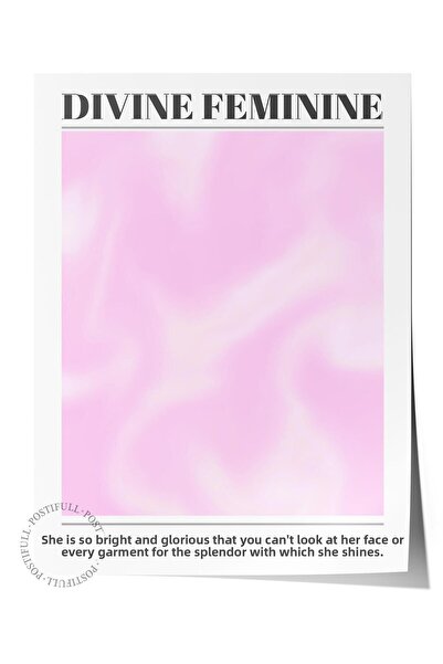 Postifull Aura Series NO:79 - Θεϊκός Θηλυκός Αγγέλος Αριθμημένη έγχρωμη αφίσα...