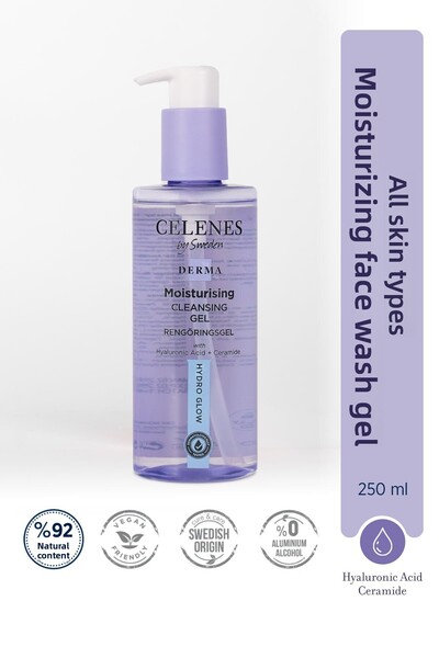 celenes by sweden جل العناية بالوجه من سيلينيس مرطب ديرما