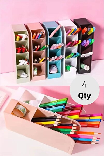 Bayev Vorg 4 Pieces Pen Holder Desk Top Organizer Organizer - Pen Brush Drawer Organizer