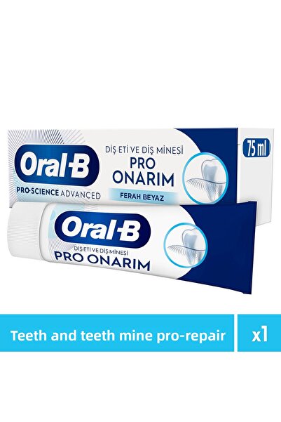 Oral-B معجون أسنان لإصلاح اللثة ومينا الأسنان برو، أبيض منعش، 75 مل