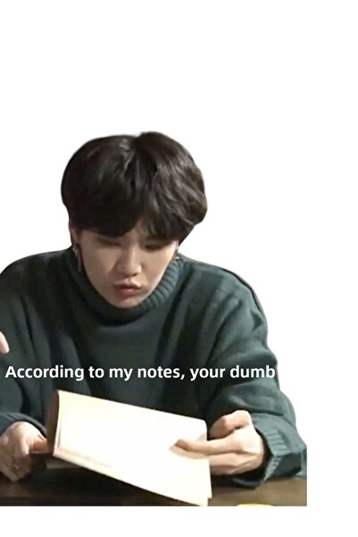 Universal Min Yoongi Meme Tablo Ξύλινη Διακοσμητική Αφίσα Κωδικός3610