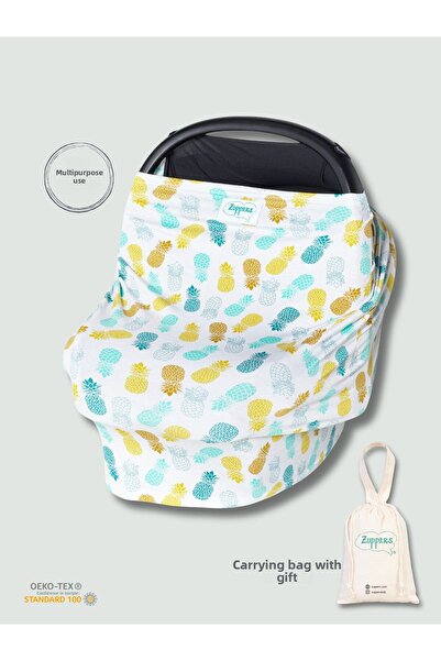 Zuppers عربة أطفال عملية وغطاء للرضاعة - أناناس - حقيبة هدية