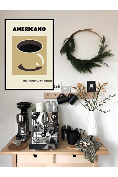 icase Bucătărie Cafea Colț meniu cafea Scris ceașcă cană Decor Concept Tablo ...