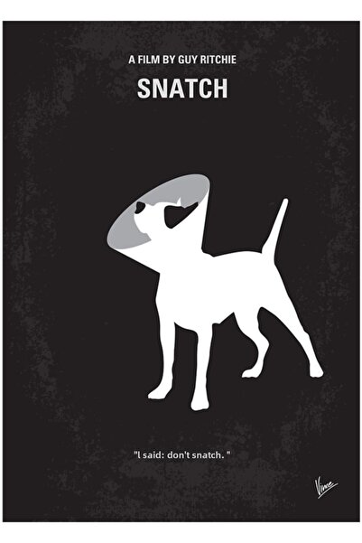 Universal No079- Ξύλινη Διακοσμητική Αφίσα Τραπεζιού Snatch Tablo