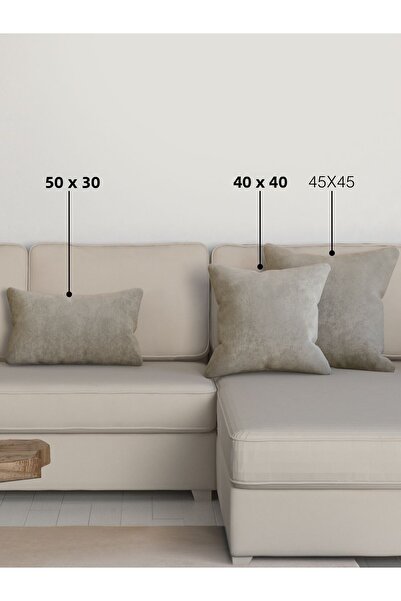 Perle غطاء وسادة من سلسلة Home Daily من الكتان الملون