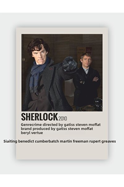 fırsatlar diyarı Poster de perete cu card de informații despre Sherlock Film