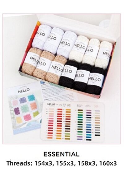 balım hobi evi Set de fire de 12 bucăți Hello Boxed - Essential Punch-amiguru...