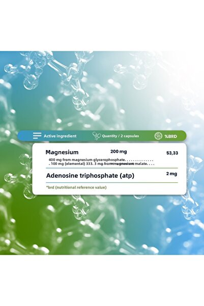 MORE THAN Magnesium Atp Mag 60 Capsules (Glycerophosphate, Malate, Atp)