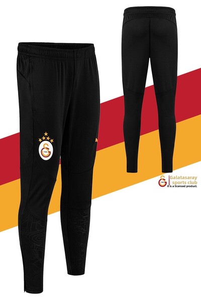 Galatasaray Γνήσια αθλητική φόρμα με άδεια χρήσης A Team Training 5 Stars, κάτω μέρος μαύρο