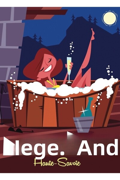 Universal Megeve Πίνακας Αφίσας Ξύλινη Διακοσμητική Αφίσα