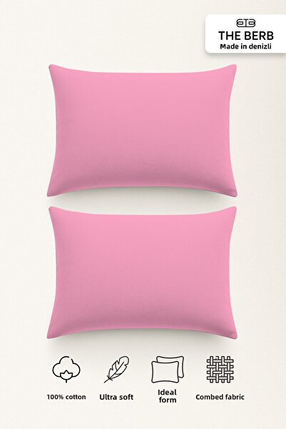 TheBerb |   Set de 2 fețe de pernă din bumbac pieptănat |   100% bumbac |   5...