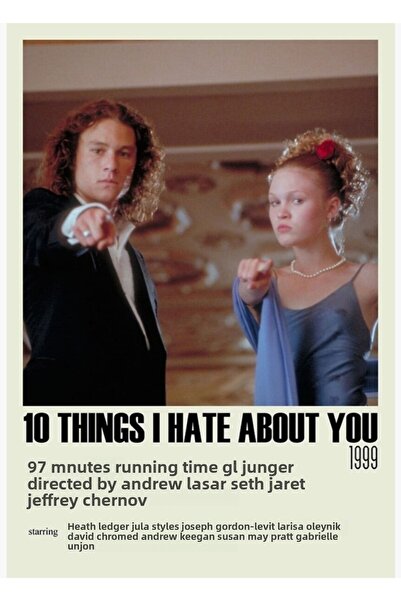 Universal 10 lucruri pe care le urăsc la tine Alternativă (2) Poster decorati...