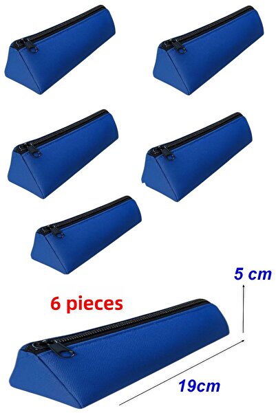 Stok CITY blue penilike - mini trusă albastră pentru creion - trusă albastră pentru creion 6 bucăți 19cm*5 cm *4 cm