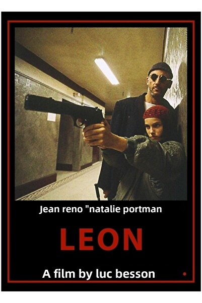 Universal Léon: The Professional Poster Tablo Ahşap Poster Decorativ