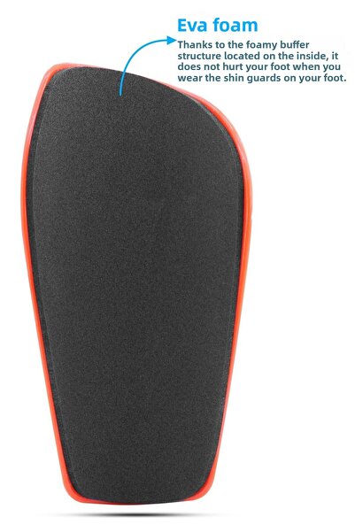 Telvesse PRO Ποδόσφαιρο Κνήμης με Κάλτσες Παιδιά Ενήλικες Kaval Προστατευτικό Κνήμης Ποδοσφαιριστής Επιγονατίδα ΠΟΡΤΟΚΑΛΙ