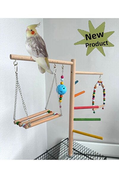 ADAPATİ PET Cage Top Bird Toy Tunnel (Ball Color Will Be Sent According to Stock Condition)