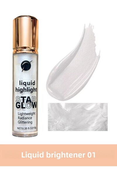 NUNUKO هايلايتر سائل ستار جلو - تأثير ترطيب ومنظار رطب (صبغة غنية)