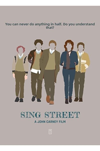 Universal Διακοσμητική Ξύλινη Αφίσα Τέχνης Δρόμου Sing Sokak