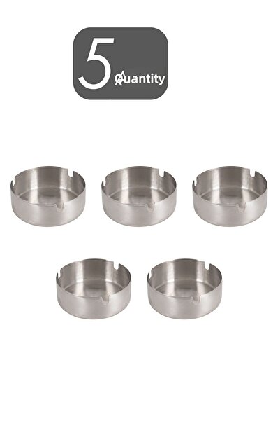 Porsima Ashtray Metal Ashtray Stainless Steel 5 Pieces Ashtray Ashtray Set