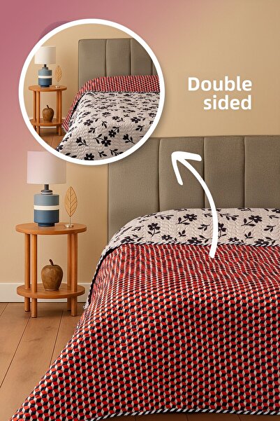 BELENAY Briva Double Sided Multi-Purpose Double Bedspread 195 X 220 cm