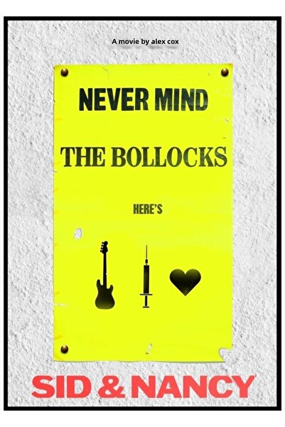 Universal Poster de concert Sid și Nancy, tablou decorativ din lemn