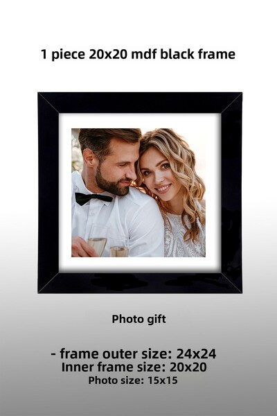 bymat Cadru pătrat 20x20 - Cadru MDF 1 bucată