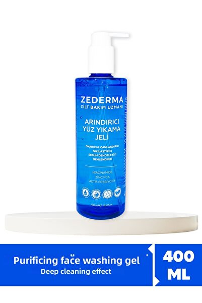 ZEDERMA جل غسول منقي للوجه 400 ملللبشرة الدهنية / المعرضة لحب الشباب والحساسة