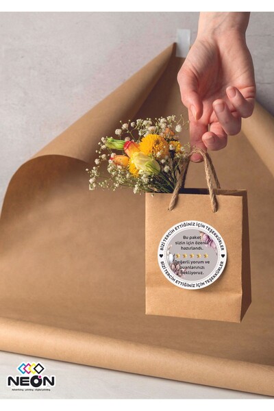 NEON Dijital Baskı Merkezi تم إعداد هذه العبوة لك - شكرًا لك على ملصق الاختيا...