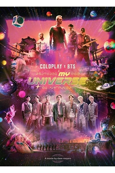 Universal Poster decorativ din lemn Bts My Universe Cod3643