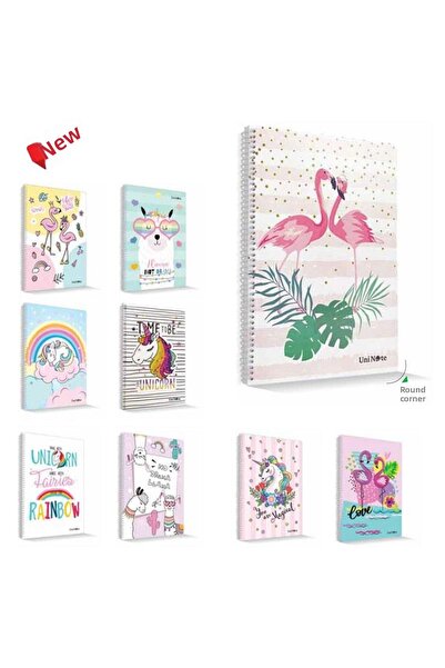 ÇINAR DEFTER Πλαστικό Εξώφυλλο Dream Spiral A4 96 Φύλλα Ριγέ