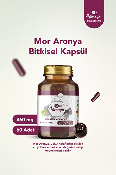 Mor Aronya Bitkisel Kapsül 60 Adet