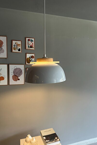 Bamyum Revola Beyaz Tekli Avize Iç Mekan Aydınlatma Dekoratif Mutfak Cafe Salon