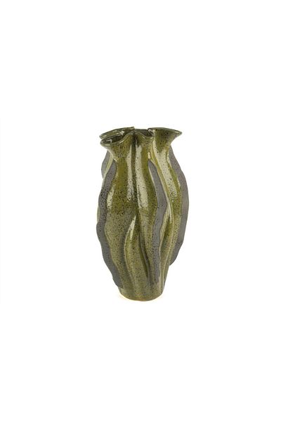 Mikasa Moor Mi̇kasa Moor Green Gray Vase 25X43Cm