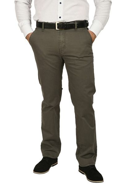 Realize Men's trousers, with slant pockets, dusty khaki