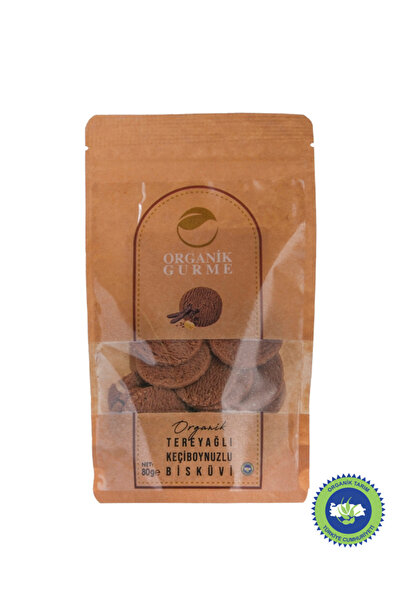 Organik Gurme Organik Tereyağlı Keçiboynuzlu Bisküvi 80 gr