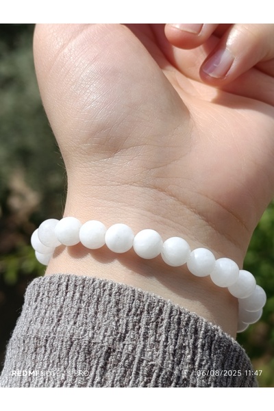 ttasdevri White Quartz Natural Stone Women's and Men's Bracelet