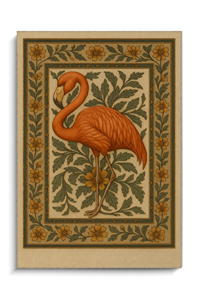 Rugs Modern Halı سجادة موسو ذات تصميم عصري بقاعدة منسوجة ونقشة فلامنغو مع تفا...