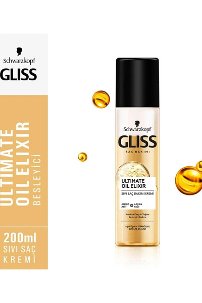 Gliss Sıvı Saç Kremi Ultimate Oil 200 ml