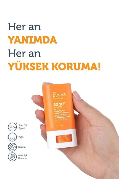 The Purest Solutions Stick SPF 50, Bariyer Onarıcı & Yatıştırıcı Güneş Koruyucu