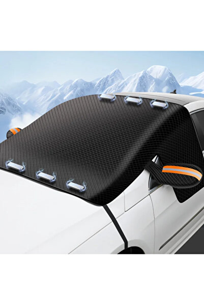 Choice غطاء زجاج أمامي برتقالي غطاء سيارة من الثلج غطاء زجاج أمامي للسيارة وا...