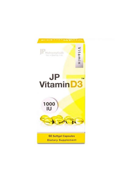 JAMJOOM PHARMA Jp Vitamin D 3 1000 IU 60 Capsules
