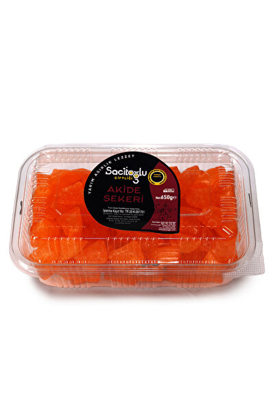 Sacitoğlu Çiftliği Portakallı Akide Şekeri 650gr